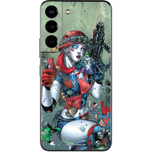 DC Comics Harley Quinn Little Black Book Cover#47 New 52 Art by Jim Lee Galaxy S22 Skin